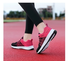 Tênis Feminino para caminhada respirável para o verão