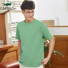 Camisa Lacoste algodão respirável par ao verão - SKimports