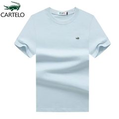 Camisa Lacoste algodão respirável par ao verão - comprar online