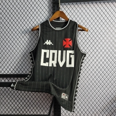 Regata Vasco CRVG Kappa Masculina - Preta na internet