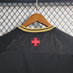 Camisa Kappa Vasco III 2022 - Preta - loja online