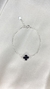 Pulseira Clee Preto Prata - comprar online
