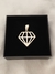 Pingente Diamante - Prata 925 - comprar online