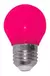 Lâmpada Led Color Bolinha Rosa 1-3W E27 Bivolt Kian