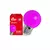 Lâmpada Led Color Bolinha Roxa 1-3W E27 Bivolt Kian