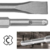Talhadeira Encaixe Sds Plus 14 X 20 X 250 Mm Fertak 9907 - Hipertudo 