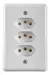 2 Tomada 4X2 Tripla 20A Ilumi Stylus na internet