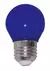 Lâmpada Led Color Bolinha Azul 1-3W E27 Bivolt Kian