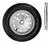 Kit Pneu Completo Para Carrinho De Mão Carriola Aro 8 3.25-8