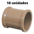 Luva Pvc Soldável Cola De 25mm 10 unidades