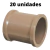 Luva Pvc Soldável Cola De 20mm 20 unidades