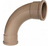 Curva Pvc Longa Soldável 90 50mm Marrom Construção - comprar online