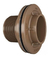 Flange Para Caixa D´ Água 50mm X 1 1/2 De Cola Marrom - Hipertudo 