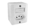Interruptor Simples C/ Tomada Sistema X Caixa Externa - comprar online