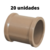 Luva Pvc Soldável Cola De 20mm 20 unidades - comprar online