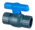 Registro Esfera 1 1/4 Pvc Cinza Krona - comprar online