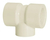 Tee Pvc Branco Com Rosca De 1 1/4x1 1/4