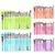 DAFUSHOP Kit 20 Pinceis Profissionais Pincel Maquiagem Neon Beleza pincéis de m - comprar online