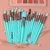 DAFUSHOP Kit 20 Pinceis Profissionais Pincel Maquiagem Neon Beleza pincéis de m - comprar online