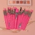 DAFUSHOP Kit 20 Pinceis Profissionais Pincel Maquiagem Neon Beleza pincéis de m