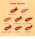 Imagem do QIBEST Lip Gloss 8 Cores Nude Matte Chocolate Lipstick À Prova D'Água de L