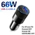 Carregador de carro USB C 66W Carregamento rápido 3.0 Tipo C PD Adaptador de te
