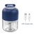 Imagem do Mini Processador Elétrico de Alimentos Portátil com 3 lâminas de aço inox US