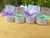 Lembrançinha chá revelação - Mini velas aromáticas personalizadas 15g 2x3cm