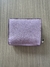 Monedero rosa metálico Coach
