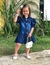 Vestido Jeans Coração