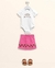 Conjunto Body e Saia Kely Kety