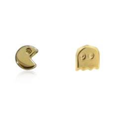 Broquel de oro 10K - Pacman Fantasma