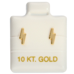 Broquel de oro 10K - rayo - Rouge Beauty Studio