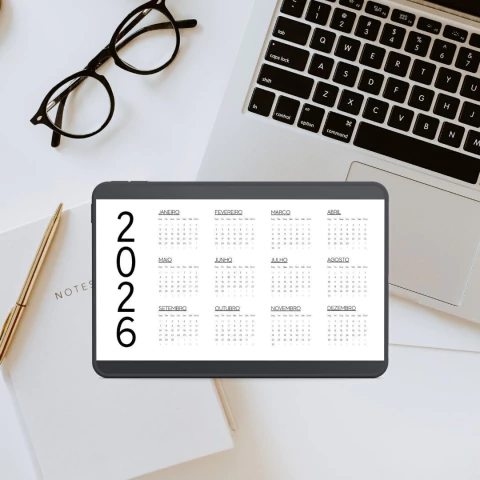 Calendário 2026 Branco | Digital - comprar online