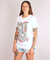 Remera Fer Ibañez Tatto Dragon Blanca - NINETYFOUR