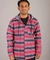 Camisa Leñadora Con Capucha Kaira Rojo Azul - comprar online