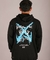 Canguro Friza Over Flechas Negro - comprar online
