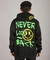 Canguro Friza Over Never Look Negro - comprar online