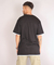 Remera Over Tokio Negra Superpuesta Blanco - NINETYFOUR