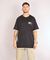 Remera Over Tokio Negra Superpuesta Blanco