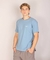 Remera Over Palmera Azulino - comprar online