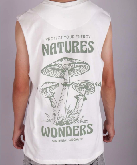 Sudadera Hongos Nature Crudo Ntf