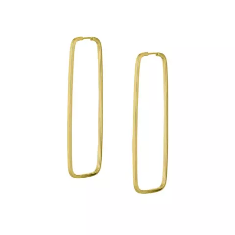 Argola Retangular em Ouro 18k