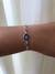 PULSEIRA OLHO GREGO NAVETE AZUL ESCURO PEDRINHAS - comprar online