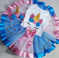 Fantasia luxo infantil Unicórnio