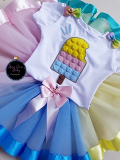Fantasia infantil luxo Popit