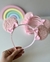 Tiara usinha rosa