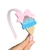 Tiara sorvete rosa e azul na internet