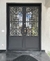 Porta Preta Desenhada