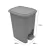 Lixeira com Pedal Trama Rattan 7 litros Cinza ⭐⭐⭐⭐⭐ - comprar online